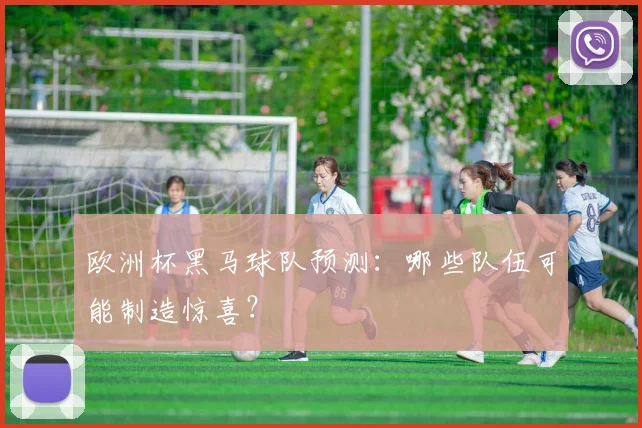 欧洲杯黑马球队预测：哪些队伍可能制造惊喜？